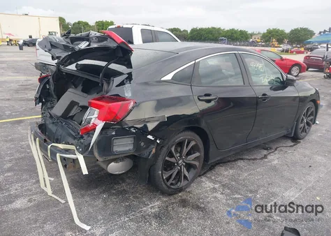 2019 Honda Civic Sport from USA, damaged, VIN 2HGFC2F82KH545479
